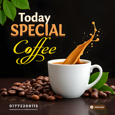 Special Coffee Poster Design advertisement poster design