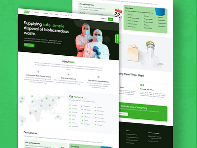 Landing Page Design - Waste Authority design figma landing page ui ui design ui ux ux website