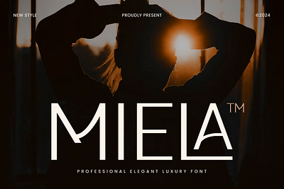 Miela - Professional Elegant Luxury Font app branding design graphic design illustration logo typography ui ux vector