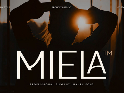 Miela - Professional Elegant Luxury Font app branding design graphic design illustration logo typography ui ux vector