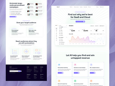 Matrix - Saas Landing page / Saas Website agency agency ui design cloud figma figma landing page figma website ui homepage ui saas saas cloud saas company saas creative agency saas landing page saas landingpage saas minimal website saas ui saas website web ui website mock website ui