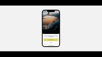 Travo App Prototype animation animation design app prototype design interaction desgn log in page onboarding screen prototype prototype design prototyping ui ui design uiux