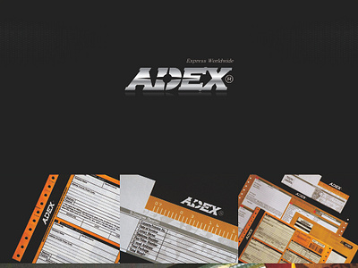 Developing Valuable Brand of ADEX EXPRESS WORLDWIDE 1996 branding design graphic design logo typography