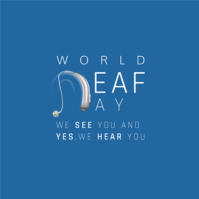 WORLD DEAF DAY advertising branding graphic design