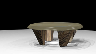 Living room table “well” 3d desing interior and exterior graphic design tables