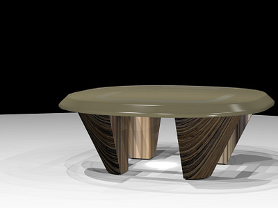 Living room table “well” 3d desing interior and exterior graphic design tables