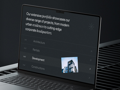 Portfolio page| Landing, Real Estate architecture branding buildings development landing landing page no code no code development nocode portfolio portfolio page real estate real estate website ui ui desing uidesign web design web development