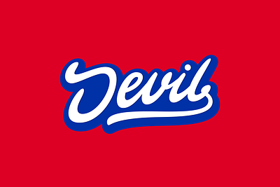 Lettering Devil branding design graphic design illustration lettering logo typography vector