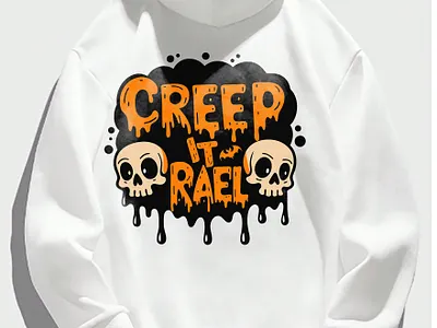 Halloween Creed it real T-Shirt, Hoodie design feline fashion graphic design illustration logo t shirt design t shirts