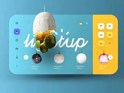 Minimalist website header 3d animation branding design graphic design illustration latest logo ui uiux web design