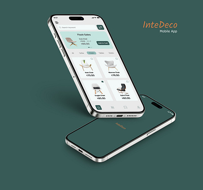 InteDeco mobile App mobile design ui uiux