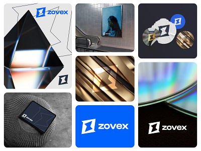 Visual Identity For zovex. Blockchain (Data Storage) Platform blockchain brand design brand identity branding data storage design logo minimal modern logo security visual identity web3 z icon z logo z mark zovex identity zovex logo