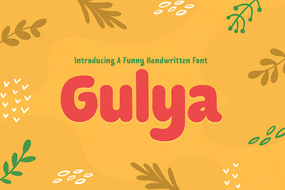 Gulya - Funny Handwriting Kids and Child Game Font app branding design graphic design illustration logo typography ui ux vector