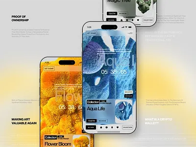 NFT UI for Marketplace 3d animation branding design graphic design illustration logo motion graphics nft ui uiux ux vector web design