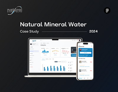 Natural Mineral Water / Case Study app dashboard ui ux