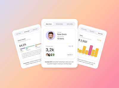 Dashboard tabs UI dasboard light product design saas tabs ui white