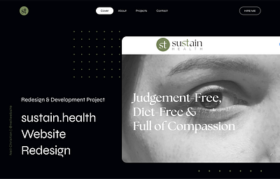 Sustain Health Website Redesign 3d animation app appdesign branding design graphic design health illustration landing page logo motion graphics ui uidesign ux uxdesign web web design website website design