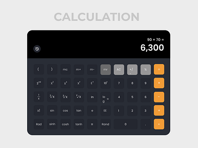 Calculations - UI/UX Design branding calculations calculationsdesign daily ui design dribbbleshowcase graphic design interactivedesign ios minimaldesign precisionui scientific ui uiux