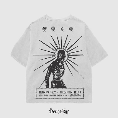 Ministry Streetwear T-Shirt apparel fashion graphic design illustration screen streetwear t shirt design tshirt vector art