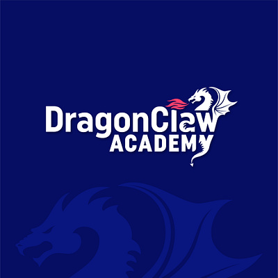 DragonClaw academy design dragon graphic design logo logo design vector