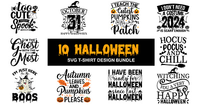 HALLOWEEN SVG T-SHIRT DESIGN BUNDLE t shirt design