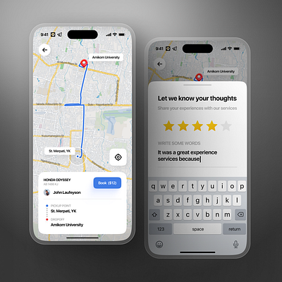 Taxi Online Booking App branding figma mobileapp ui ux