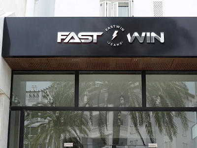 FastWin Jeans Logo Design durable material