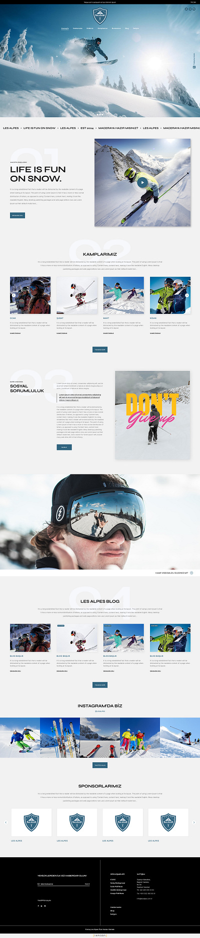 Les Alpes | Web Design app branding design ecommerce figma graphic design illustration logo photoshop ui userinterface ux