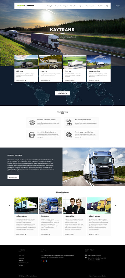 Kaytrans | Web Design app branding design ecommerce figma graphic design illustration logo photoshop