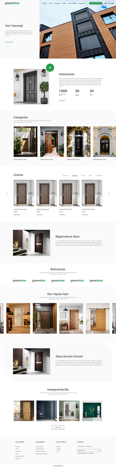 Greendoor | Web Design app branding design ecommerce figma graphic design illustration logo photoshop ui