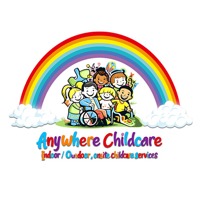 Anywhere Childcare Logo Design by Top Web Design US graphic design logo