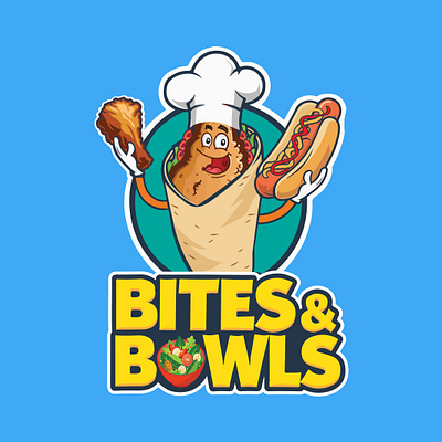 Bites & Bowls Logo Design by Top Web Design US graphic design logo