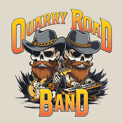 Quarry Road Band Logo Design by Top Web Design US graphic design logo