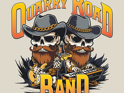 Quarry Road Band Logo Design by Top Web Design US graphic design logo