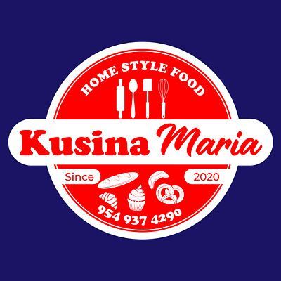 Kusina Maria Logo Design by Top Web Design US graphic design logo