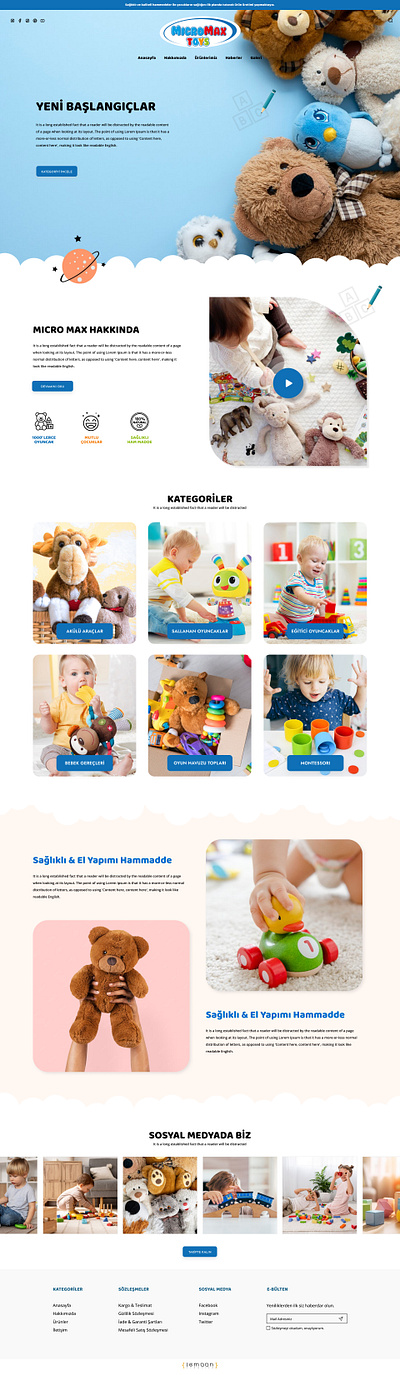 Micromax Toys | Web Design app branding design ecommerce figma graphic design illustration logo photoshop ui