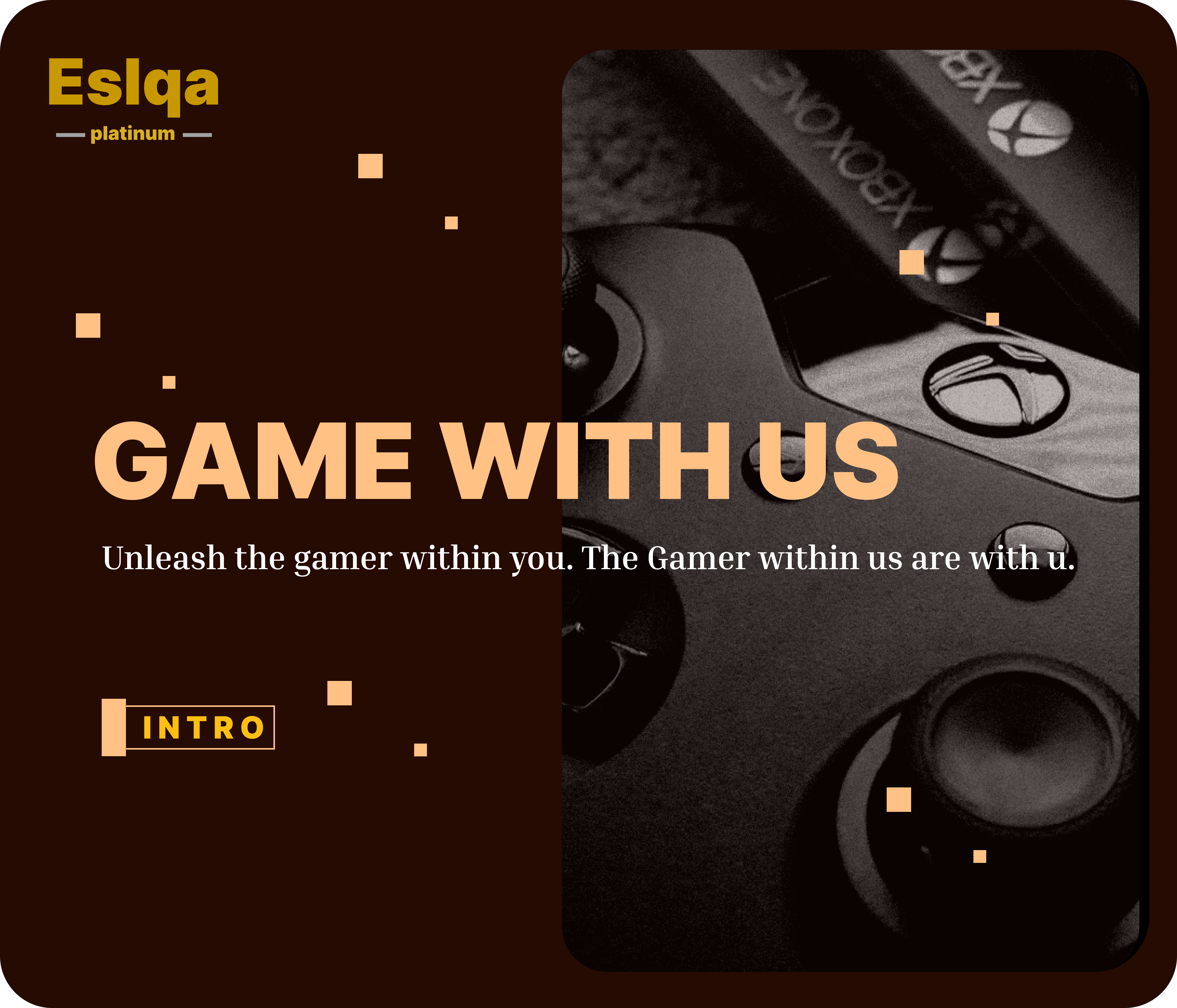 Eslqa Gaming Merchandise bold typography branding custom illustrations custom logo ui branding design showcase ecommerce ui design branding fashion ui design branding full page ui design illustration logo illustration logo branding merchandise website branding modern logo design branding modern ui design branding modern web ui design ui design branding ui logo design branding ui ux design