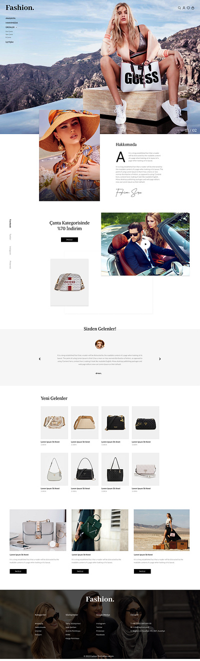 Fashion | Web Design app branding design ecommerce figma graphic design illustration logo photoshop ui