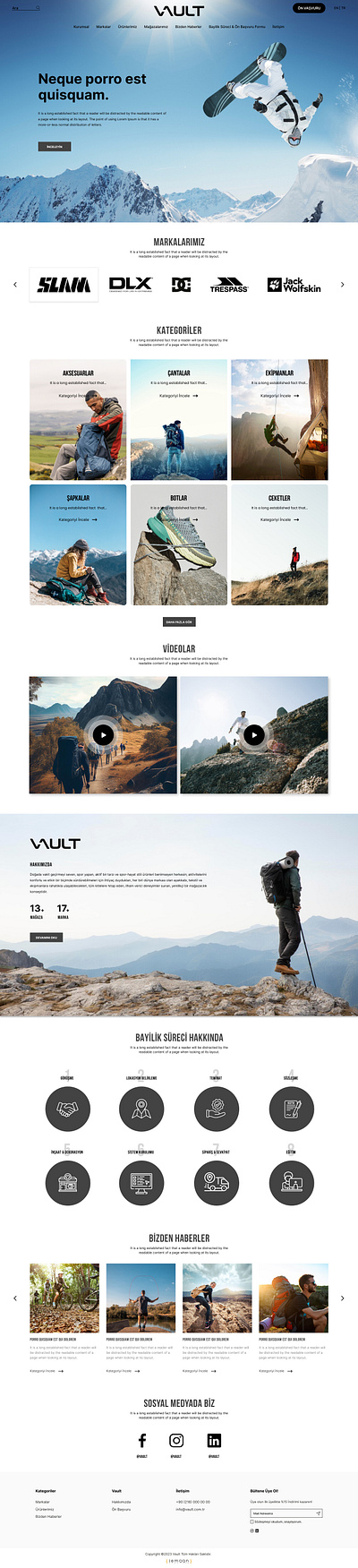 Vault | Web Design app branding design ecommerce figma graphic design illustration logo photoshop ui ux