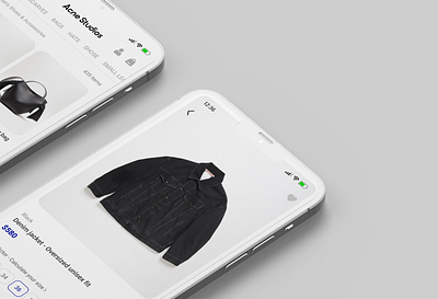 Product Shopping App Ui acne studios appuiux design graphic design mobileui ui uiux webui