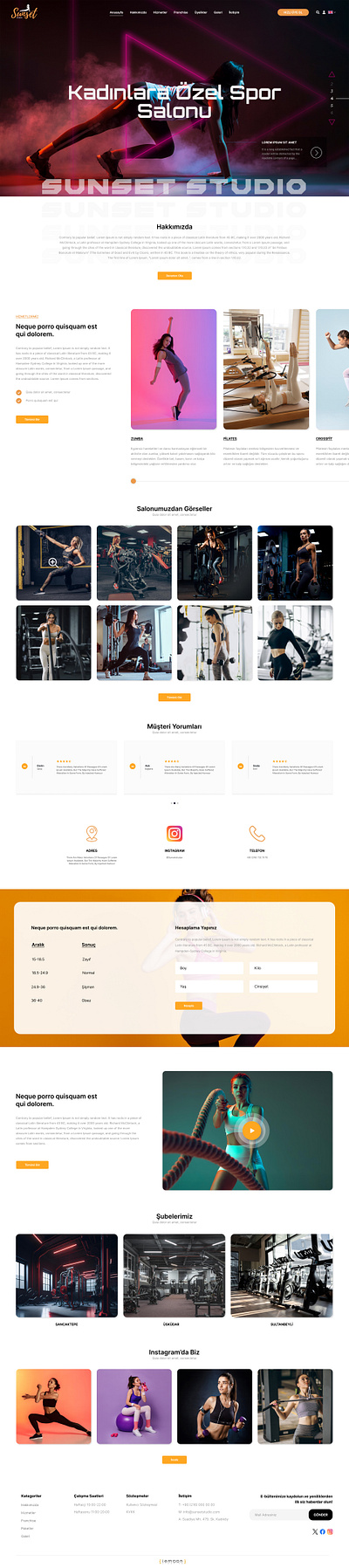 Sunset Studio | Web Design app branding design ecommerce figma graphic design illustration logo photoshop ui ux