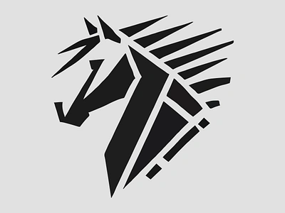 Italian Stallion 🐎 animal app black branding bronco charger colt design graphic design horse illustration italian stallion logo pony racehorse silver stallion ui ux vector