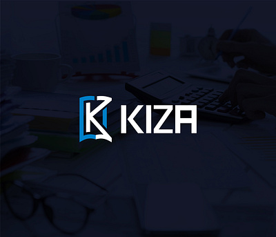 Kiza Bookkeeping Business Logo and Branding accounting logo bookkeeping logo business custom identity letter k logoideas modern logo typography