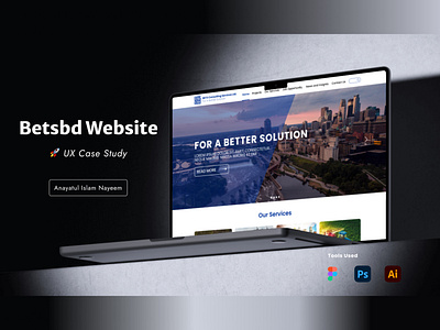 Betsbd Website Redesign:UI UX Case Study case study graphic design illustration interaction ui ui design ux ux case study ux design web design website website design