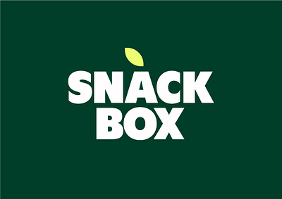 SNACK BOX - Logo branding delivery food graphic design