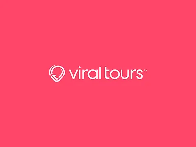 Viral Tours logo simple travel