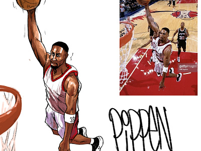 Scottie Pippen 3d animation branding graphic design motion graphics