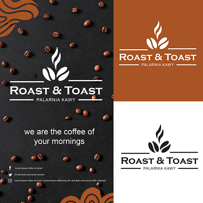 Coffee shop Logo branding design graphic design logo