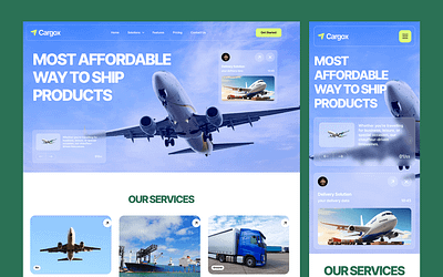 Cargox Landing Page figma figma designs figmate figmate designs landing page