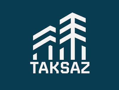 taksaz building logo branding graphic design logo